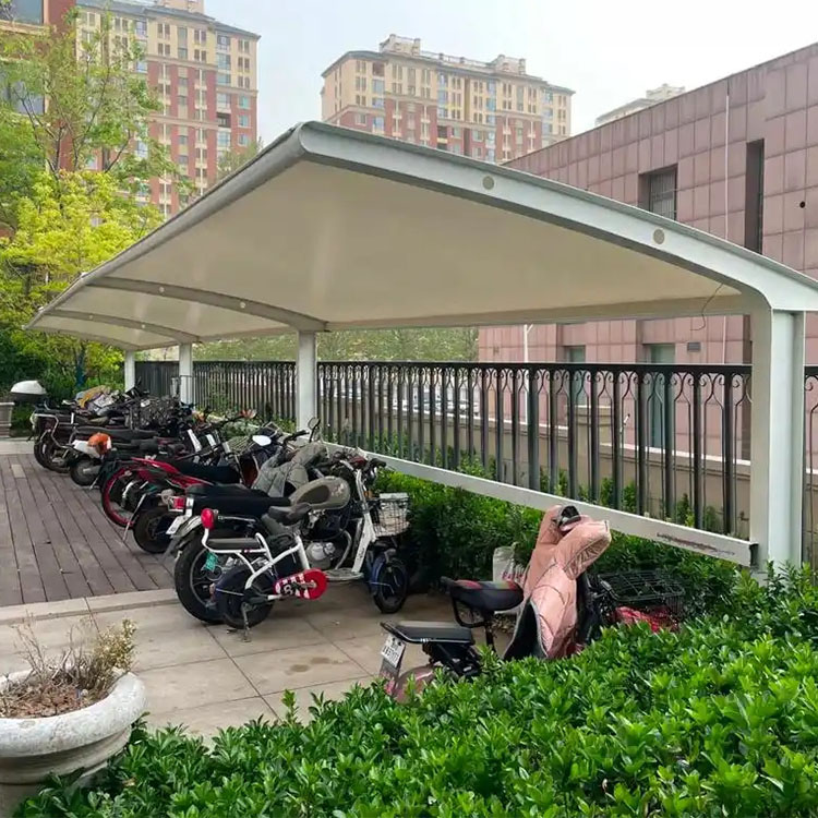 安化县膜结构电动车棚